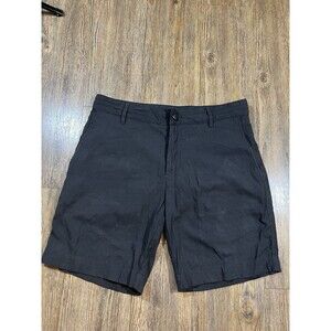 Outlier Shorts Mens 30 Black New Way Seven Fives F Cloth Tech Chino 8" Inseam